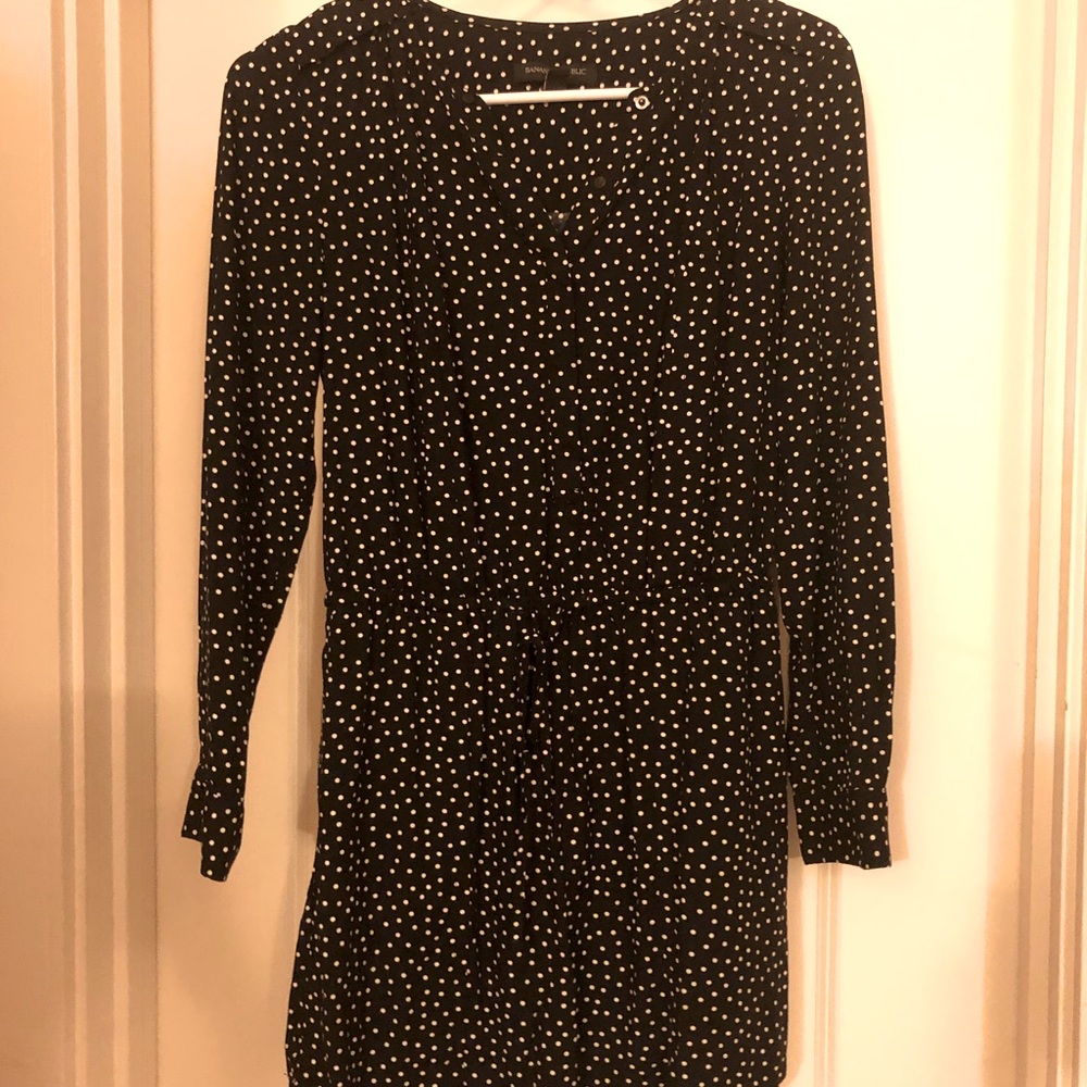 Banana Republic polka dot dress